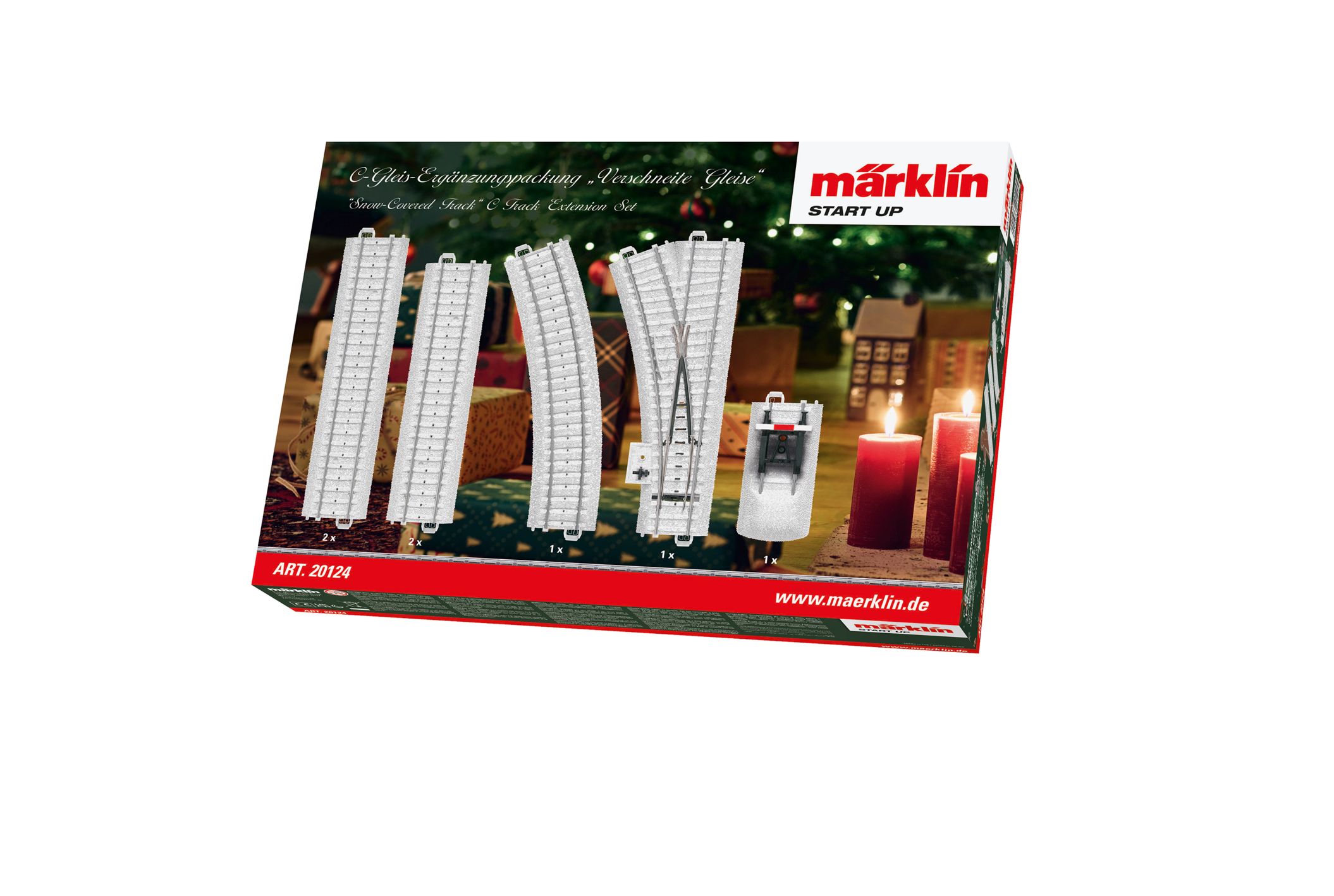 Märklin Start up C-Gleis-Ergänzungspackung »Verschneite Gleise«
