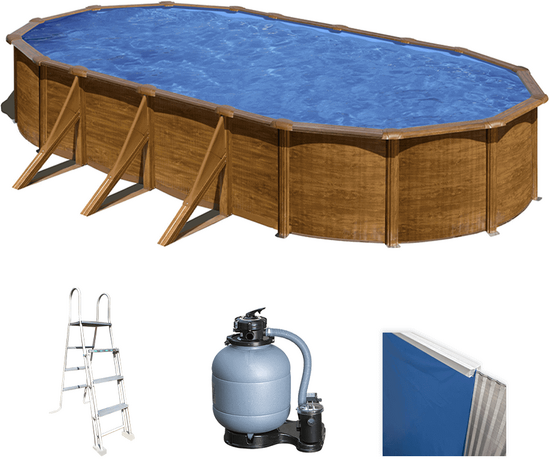 Gre Pacific Oval 730x375x120cm - Ovalbecken