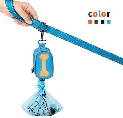 Uplifted Goods Universal Dog Waste Bag Dispenser And Training Pouch orange