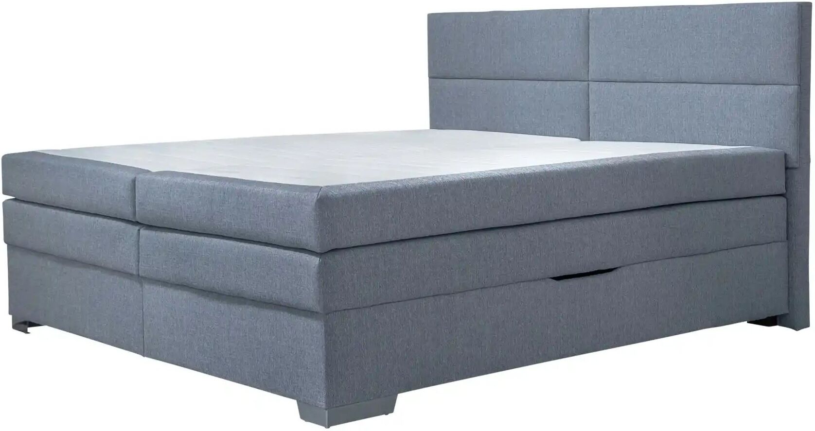 Höffner Boxspringbett  Manon ¦ grau ¦ Maße (cm): B: 166 H: 113 T: 208.0