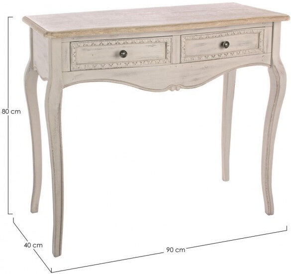 giordanoshop Consolle 2 Cassetti Clarisse in Legno...