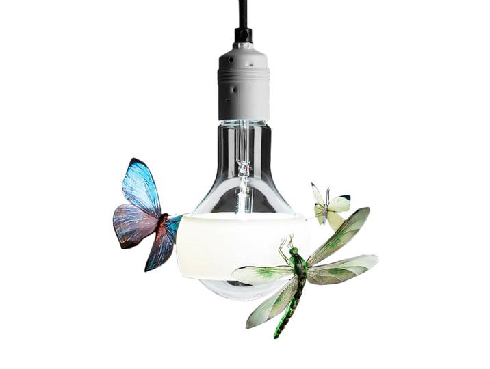INGO MAURER lampe à suspension JOHNNY B. BUTTERFLY (H 420 cm - Verre)