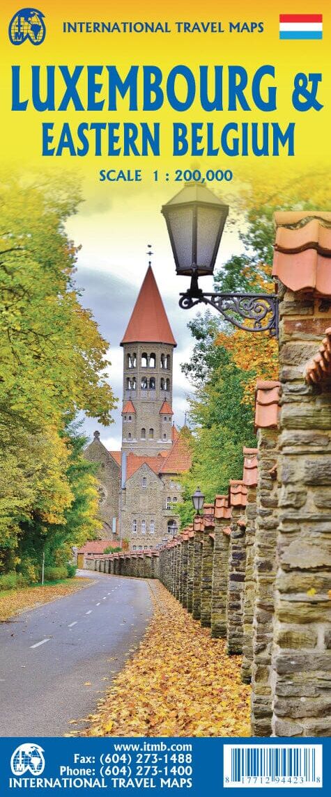 Carte de voyage - Luxembourg & Belgique Est   ITM