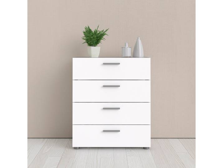 Kommode HOME AFFAIRE Pepe Schubkastenkommode , weiß, B:70cm H:82cm T:40,3cm, Holzwerkstoff, Sideboards, Schubladenkommode, Sideboard mit vielen Stauraummöglichkeiten, Breite 70 cm