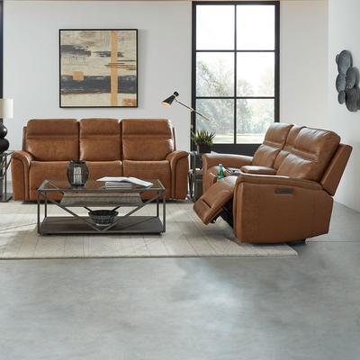 Liberty Furniture Cooper Living Room Power Leather Sets - Sofa, Recliner, Loveseat