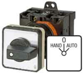 Eaton Interrupteur de commande 1p. Main 0 Auto T0-1-15431/Z (029364)