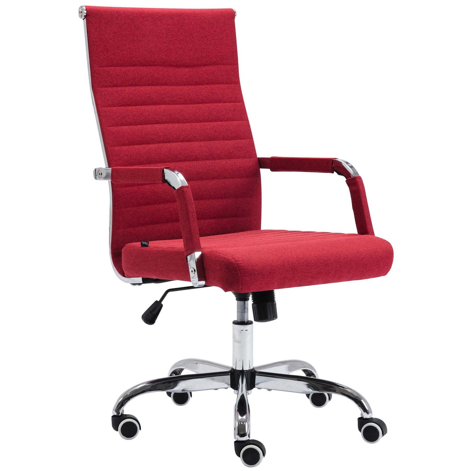 CLP Bürostuhl Amadora Stoff Farbe: rot, Material: Stoff