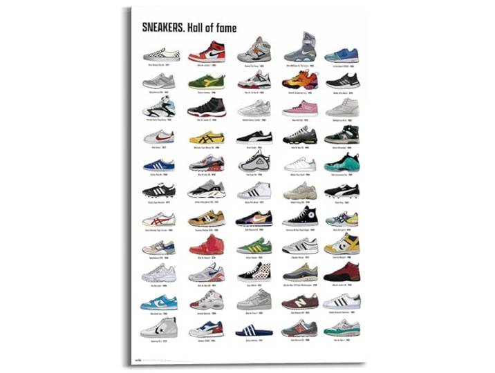 REINDERS Wandbild, Sneaker-Kollektion, Hobbyraum, MDF, 90 x 60
