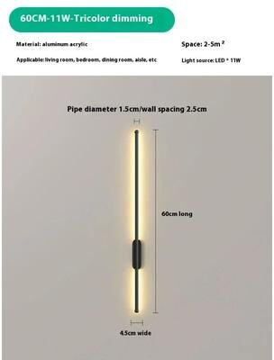 Uplift Picks USB Rechargeable LED Wall Lamp With Remote Control And Tricolor Dimming black tricolor usb Rechargeable