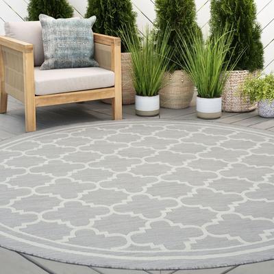Alise Rugs Exo Coastal Geometric Indoor/Outdoor Area Rug