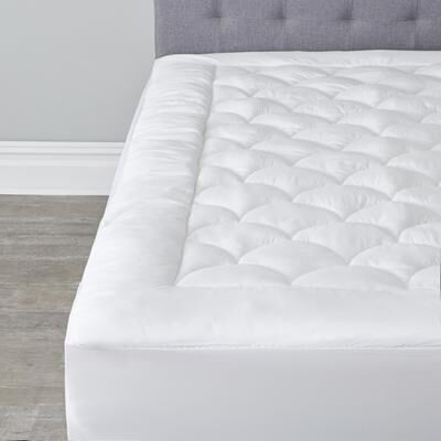 Magic Cloud Mattress Pad by BrylaneHome in White (Size KING)