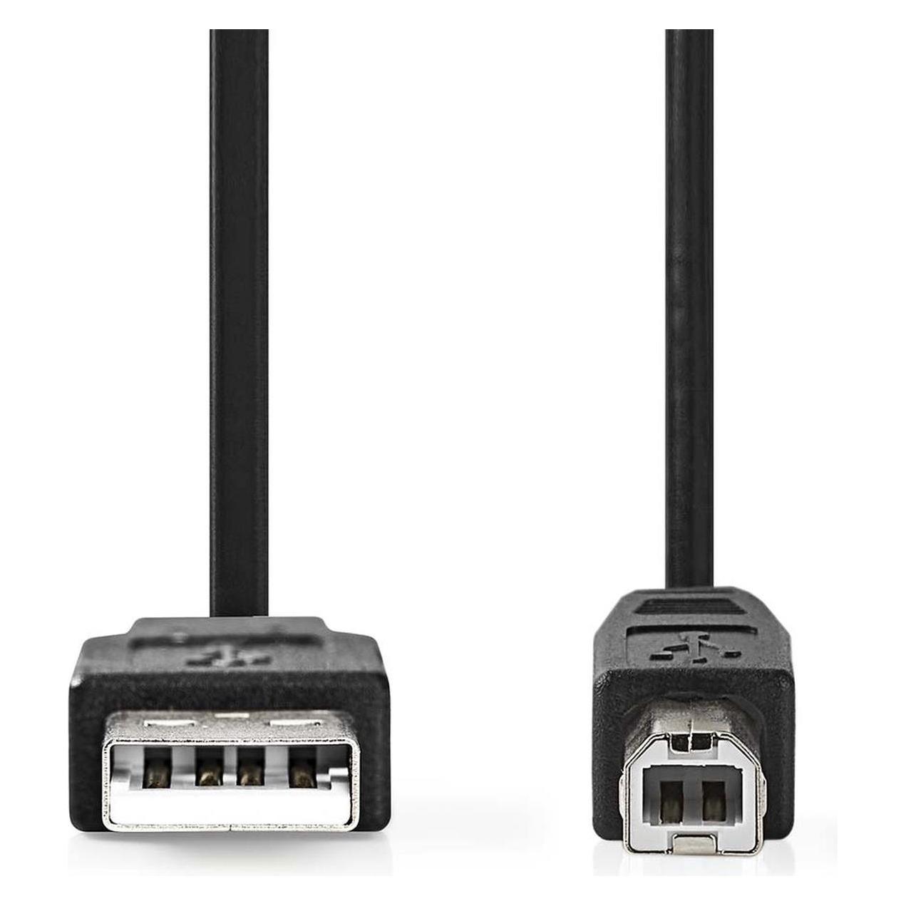 Nedis USB A - USB B (2 m, USB 2.0) (CCGB60100BK10)