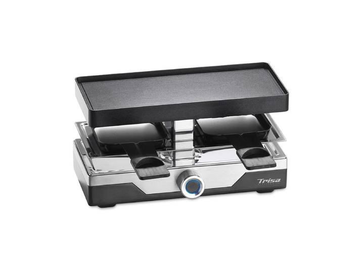 Trisa Electronics Premium 2er Raclette-Grill Schwarz