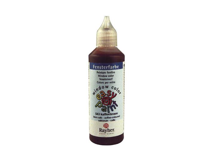 Rayher Window-Color Easy Paint Kaffeebraun 80 ml