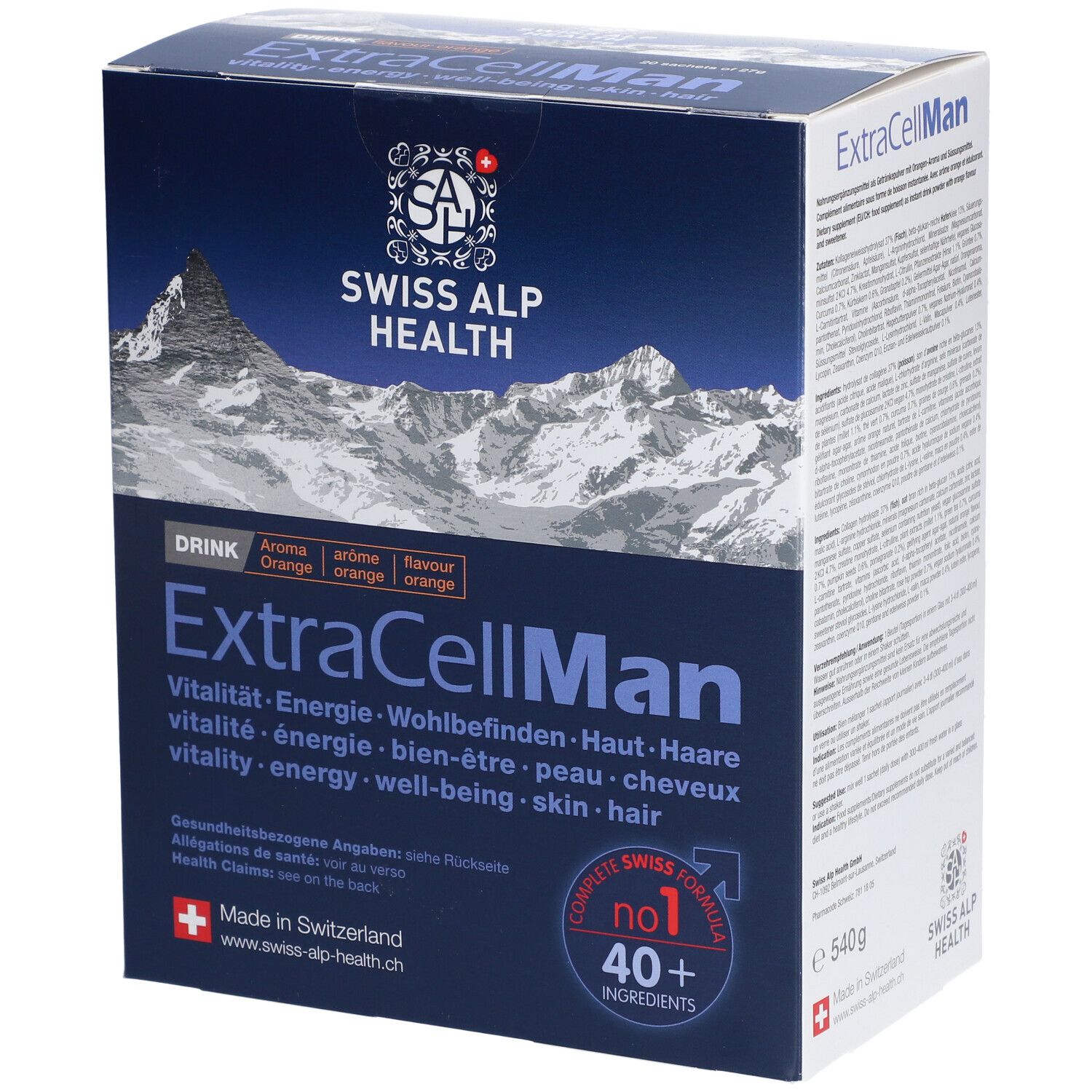 Extra Cell Man Drink 20 Btl 27 g Puder