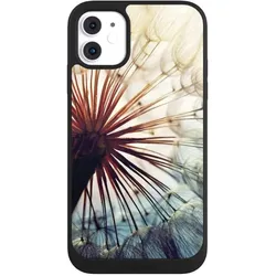 Nivocase Handyhülle für Apple iPhone 11 Hülle NIVOpure Case Schwarz Blumen Fotografie Pusteblume (Apple iPhone 11), Smartphone Hülle, Schwarz
