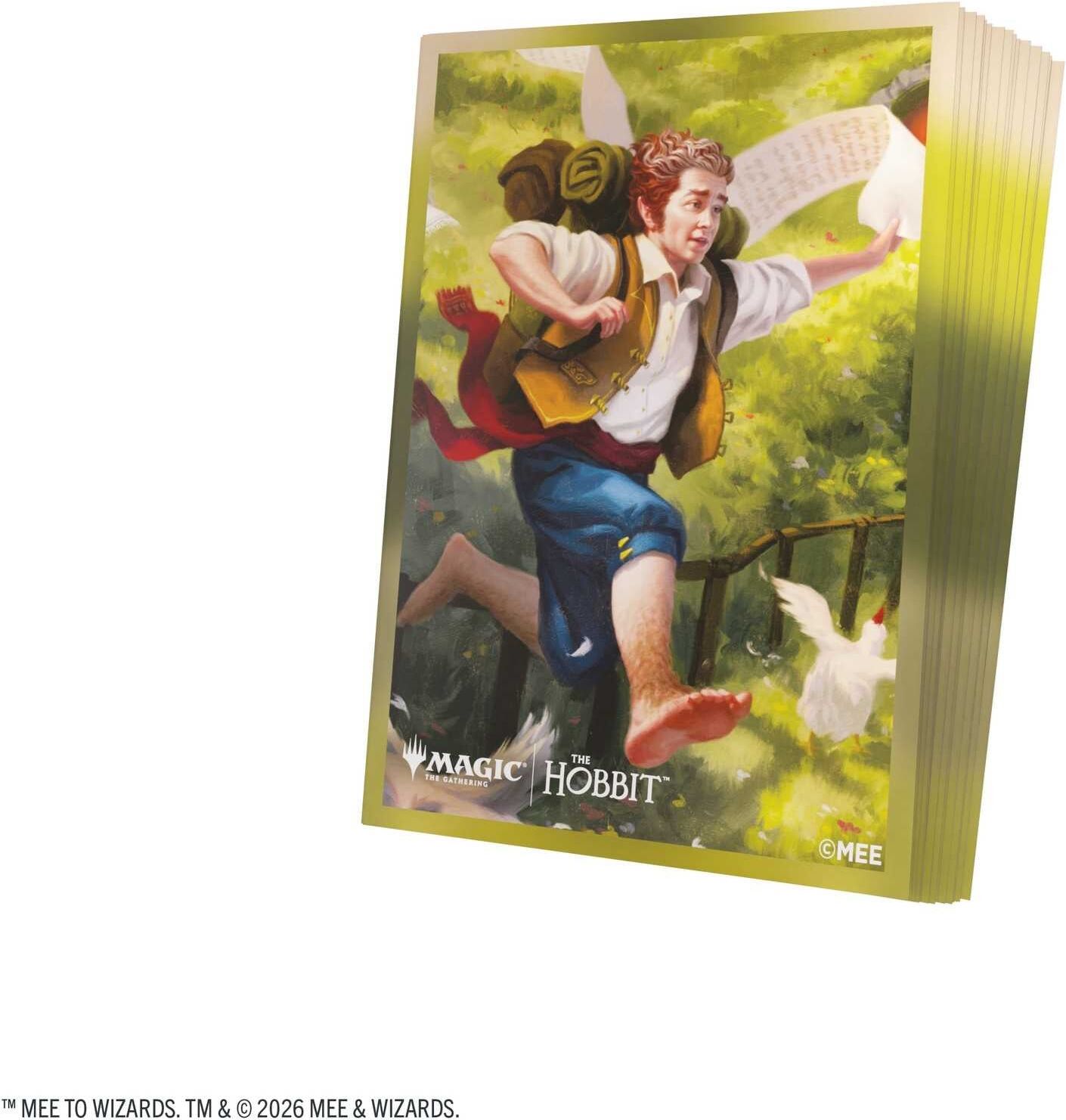 Gamegenic Magic: The Gathering The Hobbit Premium Art Sleeves - On An Adventure, Officially Licensed, 105 Sleeves, Acid-Free, PVC-Free