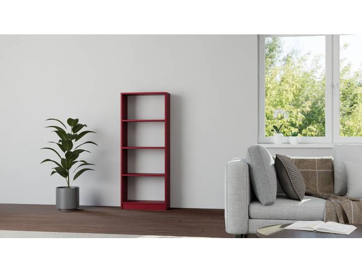 Regal 60 cm breit - Material frei wählbar Premium Dekore Burgund­rot