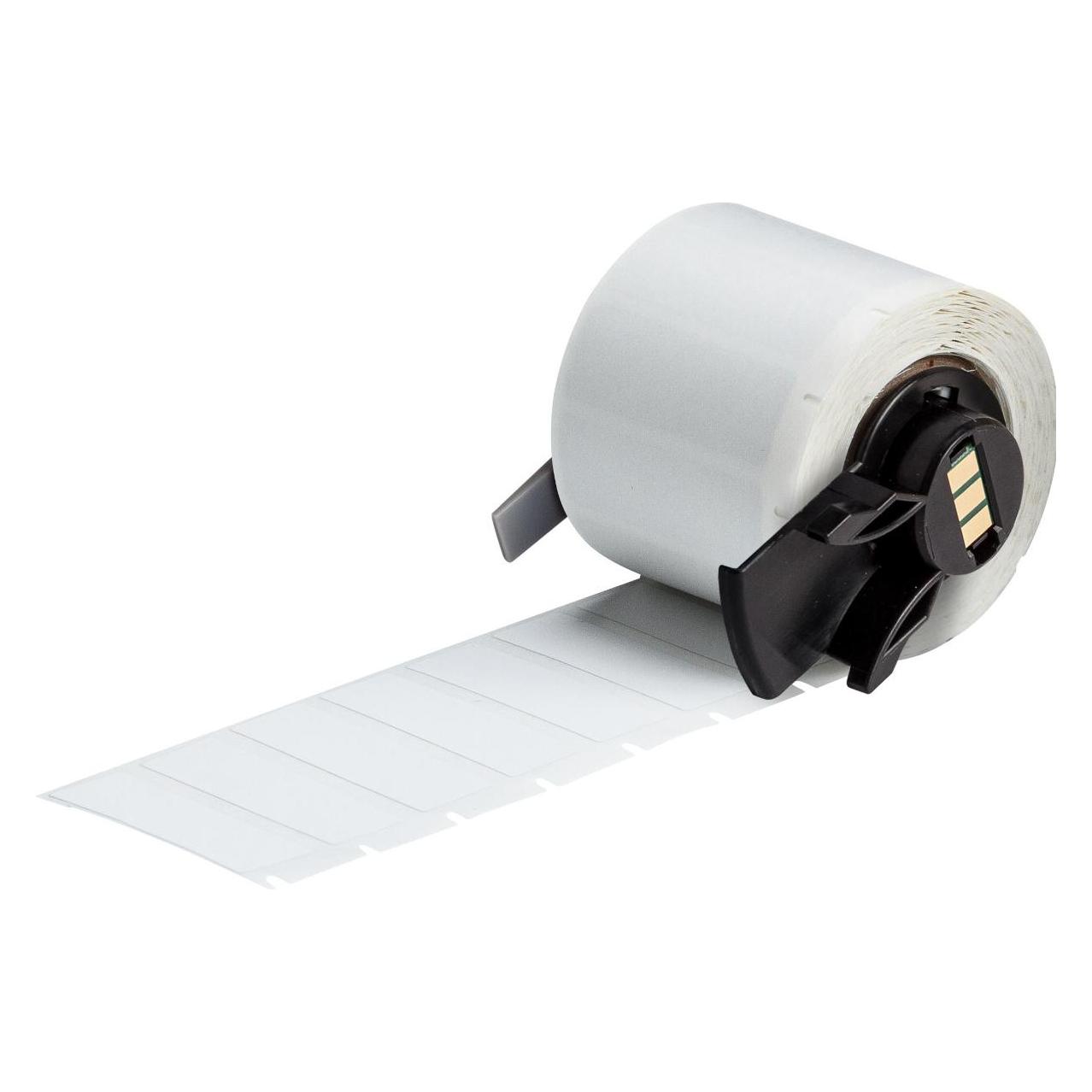 Brady M6-29-437, Polyvinylfluorid, Weiss, matt, 38.10 x 12.70 mm, selbstverlöschend, permanent (500 (46.02 mm) (M6-29-437)