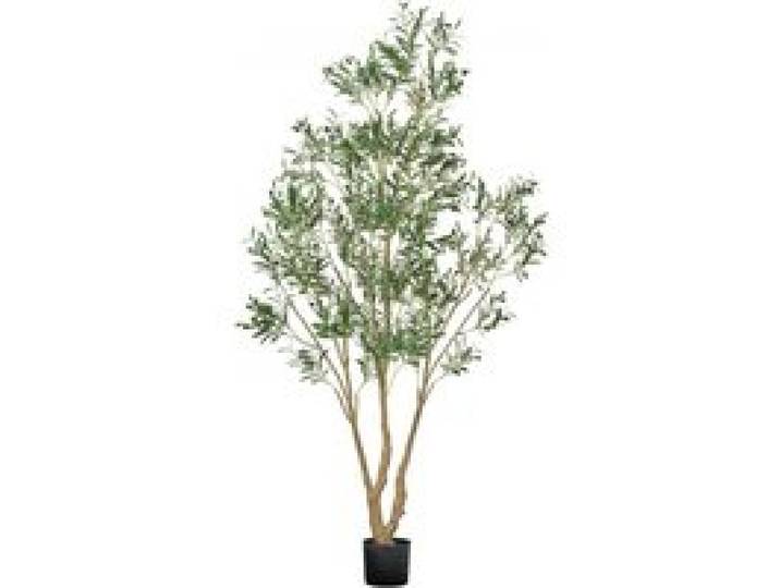 VEVOR Arbre Artificiel, 2,4 m, Plante Artificielle en PE Olivier Artificiel avec Pot Noir, Tronc et Feuilles Vertes Réalistes, Faux Arbre pour Bureau, Salon, Chambre à Coucher, Décoration d'Intérieur
