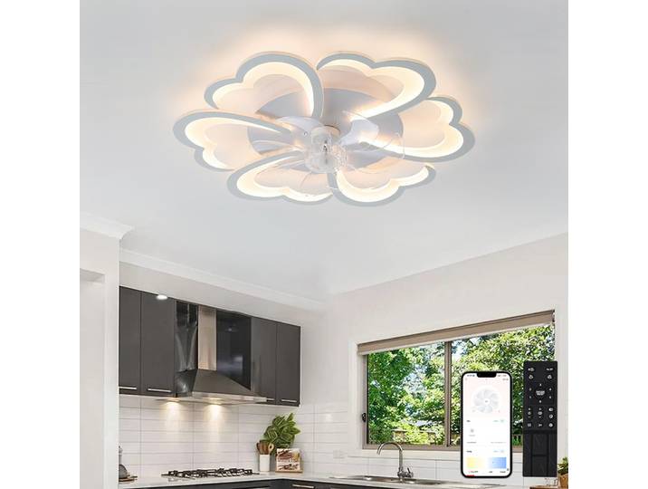 Lumière moderne minimaliste salon plafond ventilateur électrique Art nordique Restaurant ventilateur de plafond lampes
