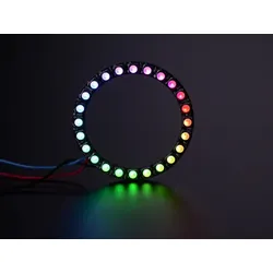 Adafruit NeoPixel Ring - 24 x 5050 RGBW LEDs mit integrierten Treibern, Warmweiß