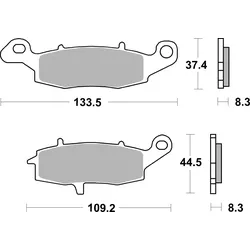 SBS Bremsbelag 704RST Road Racing Sinter