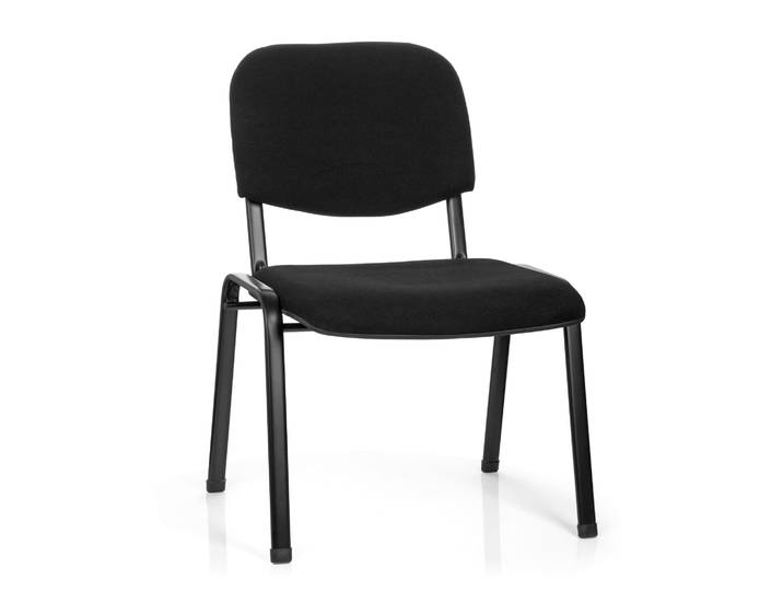 Chaise De Conférence / Chaise Visiteur / Chaise Xt 600 Xl Noir Hjh Office