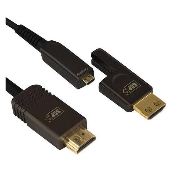 SCP 995AOC-20M-LSZH, 20 m, 2 x HDMI Type A (Standard), HDMI Type D (Micro), 3D, Audio Return Channel (20 m) (995AOC-20M-LSZH)