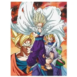 SD Toys, Bilder, Dragon Ball Z Heroes vs Cell glass poster (31 x 42 cm)