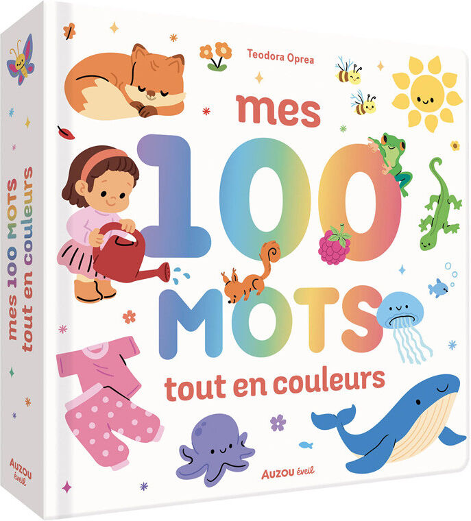 Auzou Livre Mes 100 premiers mots tout en couleurs