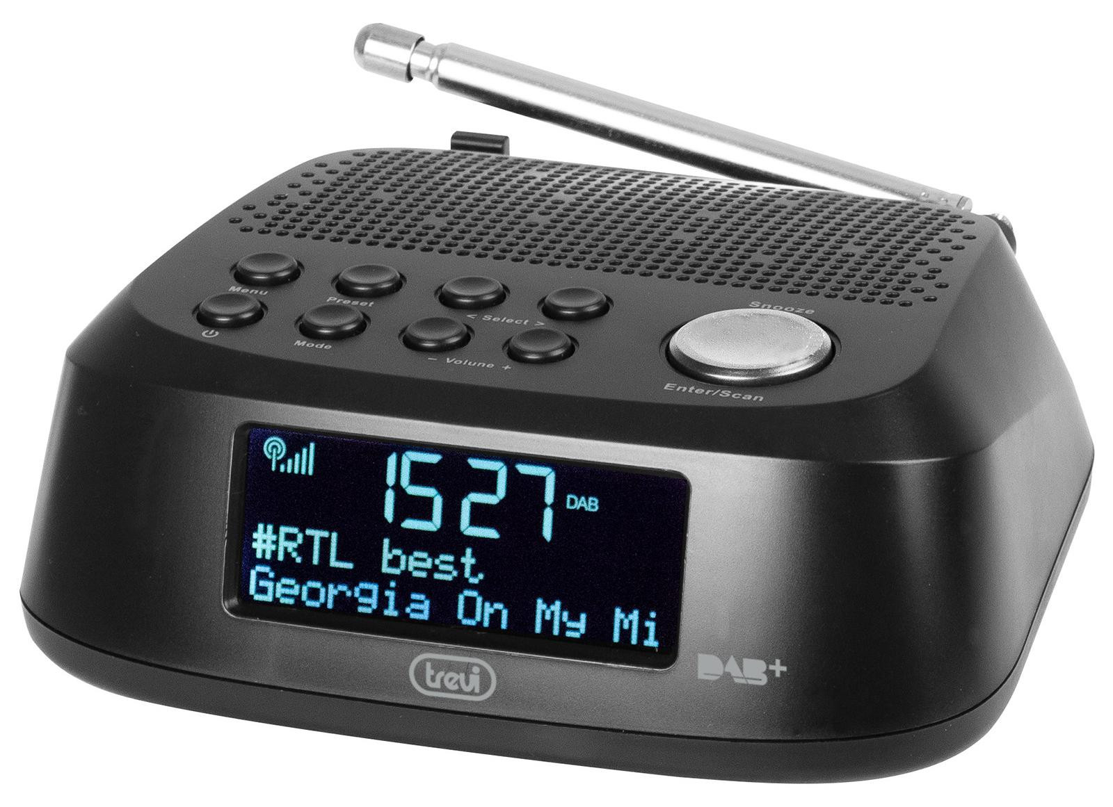 Trevi RC 80D4 DAB Digitale Klokradio met DAB+, DAB en FM