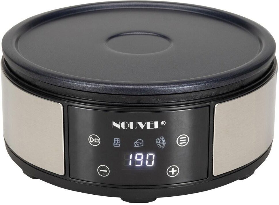 NOUVEL Elektro-Fondue "Elektro – Rechaud «Future», 1200W", schwarz (silber), Fondues, Elektro-Fondue silber Einheitsgröße