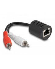 Delock Audio Extenderüber Cat.5 2x Cinch Stecker bis 50 m CAT 5 m 2er (87857)