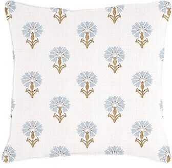"Montrose Sunbrella Outdoor Pillow - Cornflower, 20"" x 20"" - Ballard Designs"