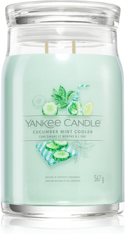 Yankee Candle Cucumber Mint Cooler bougie parfumée Signature 567 g