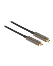 Delock Aktives Optisches USB-C Video Kabel 4K 60 Hz 30 m Digital/Daten Video/Analog m (84132)