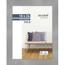 Bilderrahmen OSLO (LB 18x24 cm) - silber - LB 18x24 cm