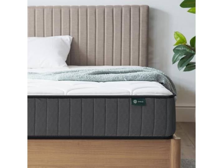 Zinus Hybrid-Matratze, Memory Foam, Weiß, Doppelbett