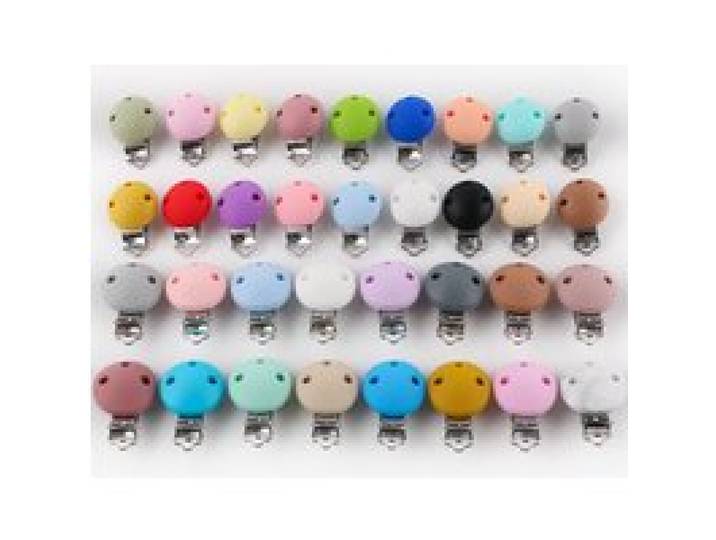 Kovict Nieuwe 10-100 stuks 30/35mm Ronde Vorm Siliconen Clips DIY Tas Hoed Keten Sleutelhanger houder Klemmen Sieraden Handgemaakte Accessoires