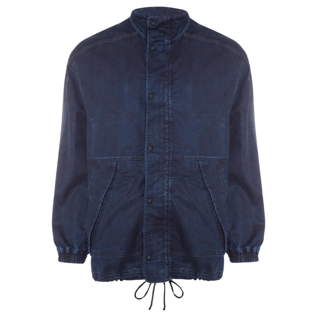 Diesel effen marineblauw jogging-jeans-denimjack