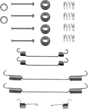 METZGER 105-0743 Brake shoe fitting kit