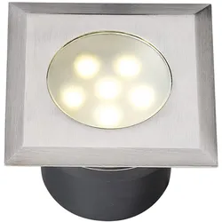 Garden Lights Bodenlampe Einbauleuchte Leda 1 Watt Edelstahl