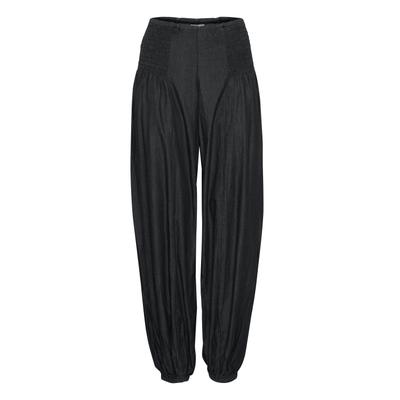 Stoffhose PULZ JEANS "Damen Casual Hose PZJILL", Damen, Gr. S, N-Gr, schwarz (schwarz denim), Obermaterial: 100% Baumwolle CO., Hosen Stoffhose