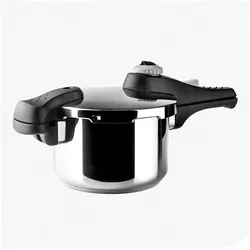 Ibili Schnellkochtopf Kompakt 16 cm Perfekt zum schnellen Kochen von Mahlzeiten, Pfanne + Kochtopf, Silber