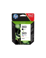 HP 303 Black/Tri Color Original Ink Tintenpatrone Schwarz (3YM92AE#LS1)
