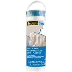 Scotch Malerabdeckfolie »ScotchBlue« Nachfüllrolle 46,2 m2 blau, 272 cm