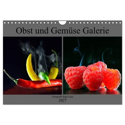 Obst und Gemüse Galerie (Wandkalender 2027 DIN A4 quer), CALVENDO Monatskalender