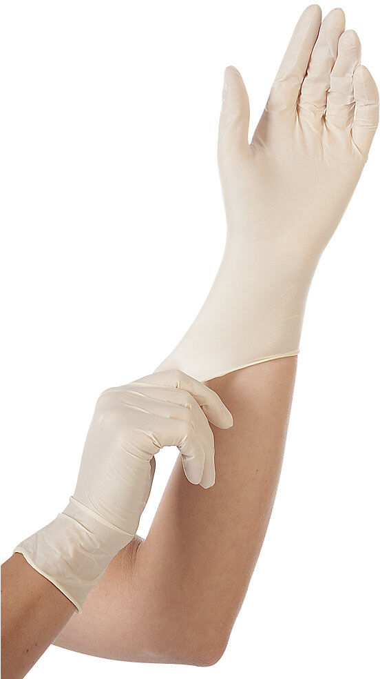 kaiserkraft Latex-Einweghandschuhe, VE 1000 Stk, GRIP LIGHT NATUR, Größe 7 (S)