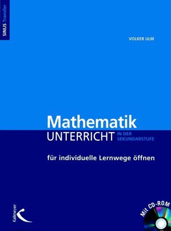 Volker Ulm - Mathematikunterricht für individuelle Lernwege öffnen. mit CD-ROM - Preis vom 12.10.2026 11:37:12 h